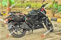 TVS Apache RTR 160 4V spotted testing with new exhaust
